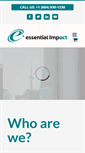 Mobile Screenshot of essentialimpact.com