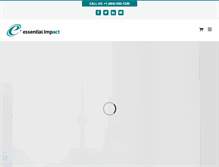 Tablet Screenshot of essentialimpact.com